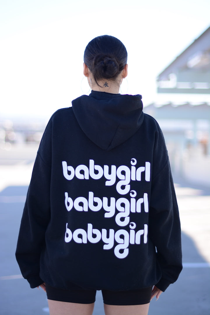 Baby girl sale black hoodie