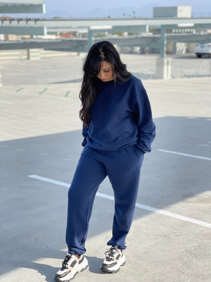 UNISEX BG SWEATPANT (NAVY)