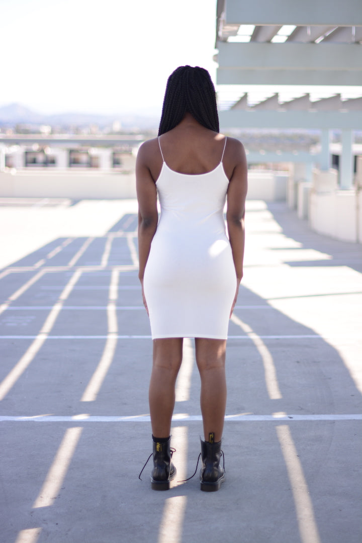 SKINNY MINI TANK DRESS