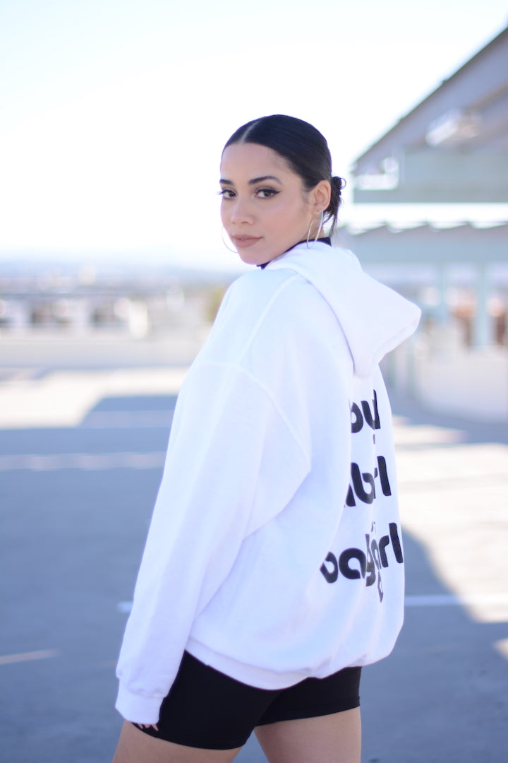 BABYGIRL HOODIE WHITE