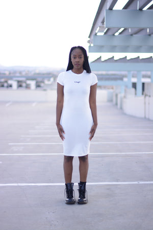 TEE-SHIRT DRESS WHITE